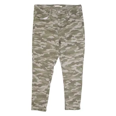 LEVI'S 720 High Rise Super Skinny Stretch Crop Camo Mens Trousers Green Slim Skinny W31 L24