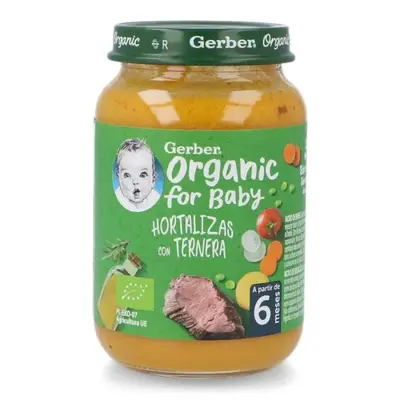 Gerber Organic Vegetables Veal 190g
