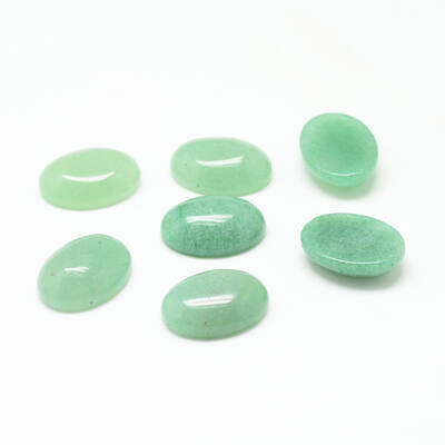 Natural Green Aventurine Gemstone Cabochons