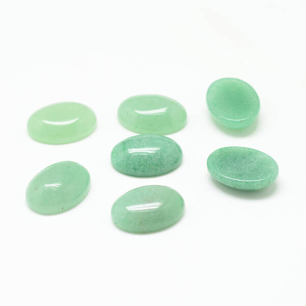 Natural Green Aventurine Gemstone Cabochons