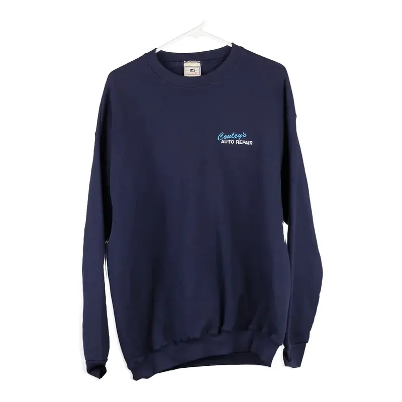 Conleys Auto Repair Lee Sweatshirt - Large Navy Cotton