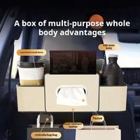 Universal car interior accessories, Tissue box for car stowing and tidying , Vehicle stuff hanging storage box with phone hol...
