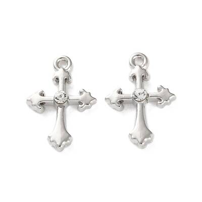 Rack Plating Alloy Rhinestoneand Pendants