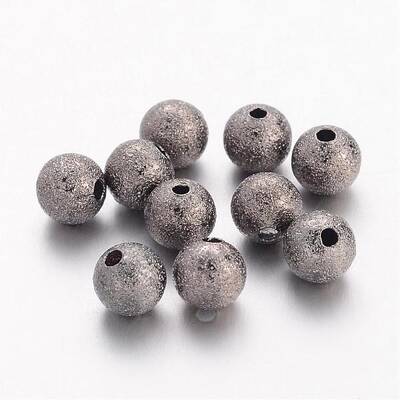Brass Textured Beads