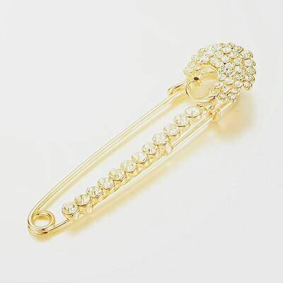Alloy Glass Rhinestones Brooches