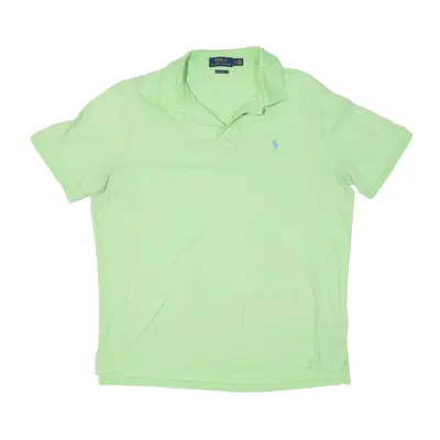 POLO RALPH LAUREN Classic Fit Polo Shirt Green Short Sleeve Mens M
