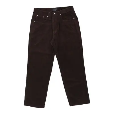 Trussardi Cord Trousers - 32W 28L Brown Cotton