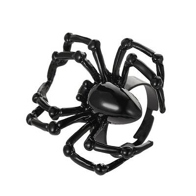 Alloy Spider Adjustable Ring for Halloween
