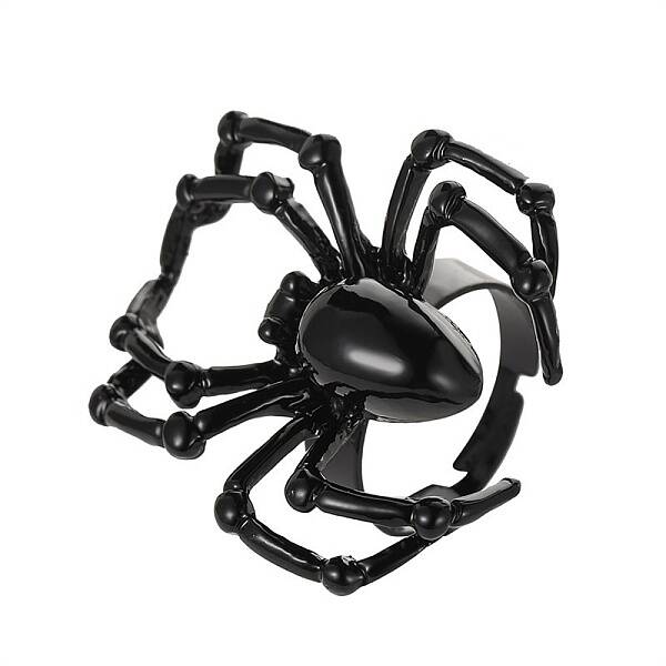 Alloy Spider Adjustable Ring for Halloween