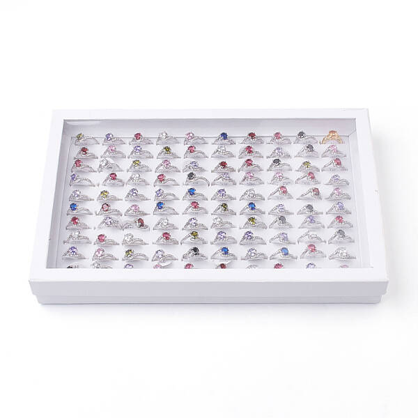Alloy Cubic Zirconia Finger Rings