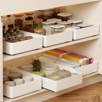 2-Pack Pull-Out Cabinet Organizer – Heavy Duty, No-Drill Seasoning & Bowl Storage Shelves for Kitchen, Bathroom, Pantry, Ca...