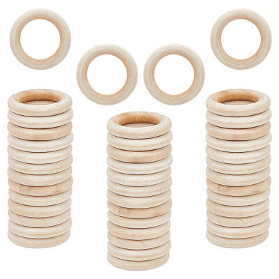 Unfinished Wood Linking Rings