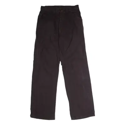 DICKIES Workwear Carpenter Womens Canvas Trousers Brown Regular Straight W28 L29