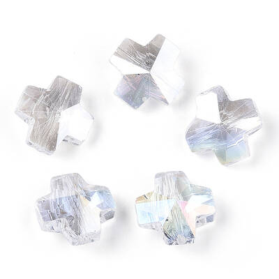 Electroplate Transparent Glass Beads