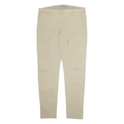 LEVI'S Chino Mens Trousers Beige Regular Straight W36 L34