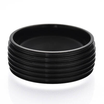 201 Stainless Steel Grooved Finger Ring Settings
