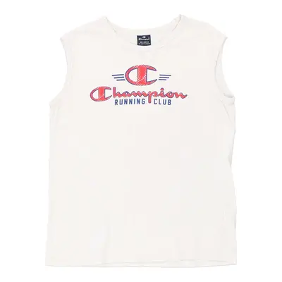 Age 15-16 Champion Spellout Vest - 2XL White Cotton
