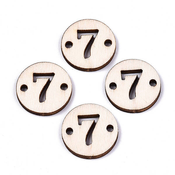 Unfinished Natural Poplar Wood Links Connectors