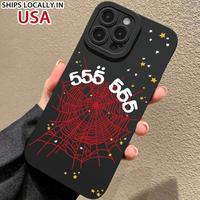 Spider Web Pattern Phone Case, Decorative Phone Protector Cover, Phone Accessories Compatible with iPhone 11 12 13 14 15 16 P...