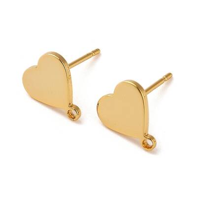 Brass Stud Earring Findings