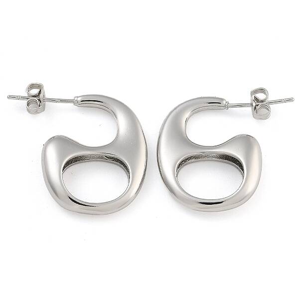 Brass Stud Earrings