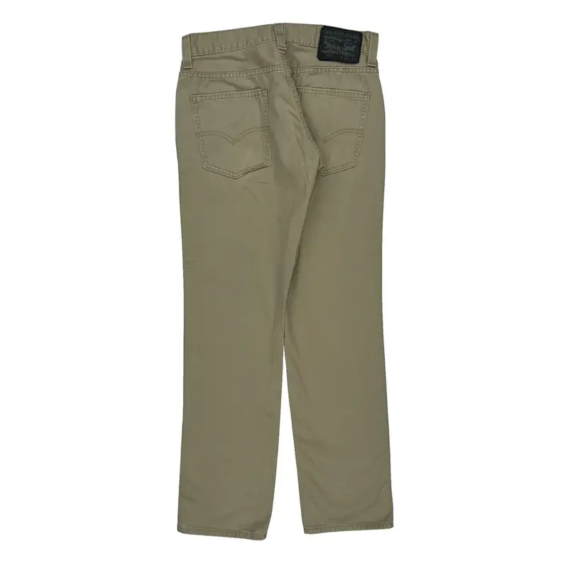 Levis Trousers - 28W 29L Beige Cotton