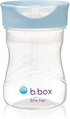 B.Box Trainer Cup Drip-Free Glass Blue 12m+ 240ml