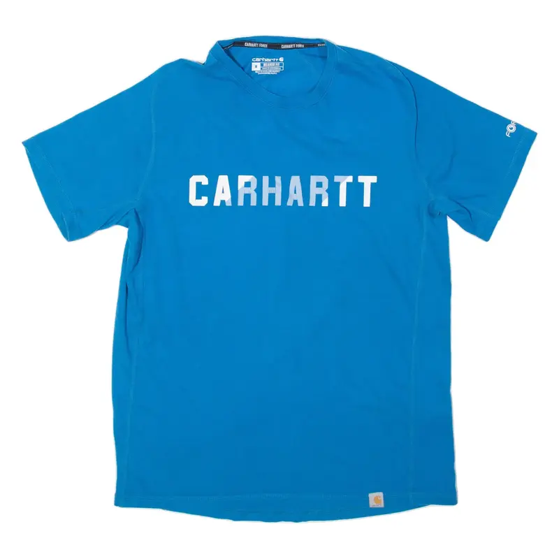 CARHARTT Force Relaxed Fit Mens T-Shirt Blue M