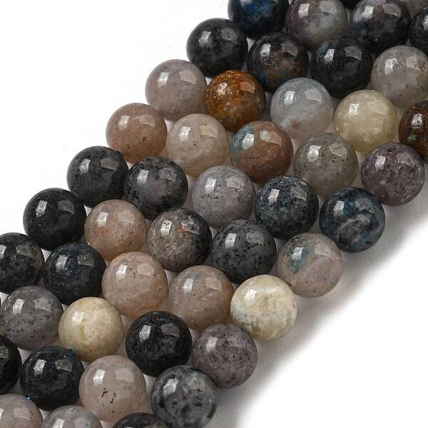 Natural Scorzalite Beads Strands