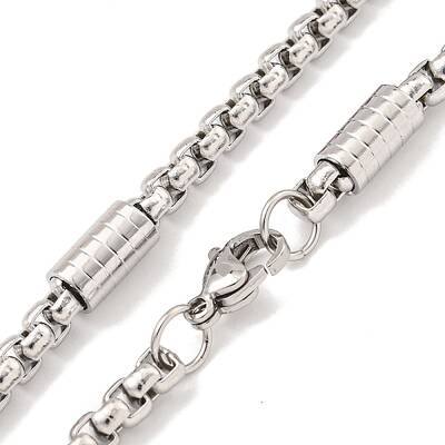 Non-Tarnish 304 Stainless Steel Box Chain Necklaces