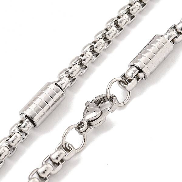 Non-Tarnish 304 Stainless Steel Box Chain Necklaces