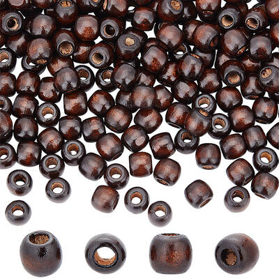 Wood European Beads