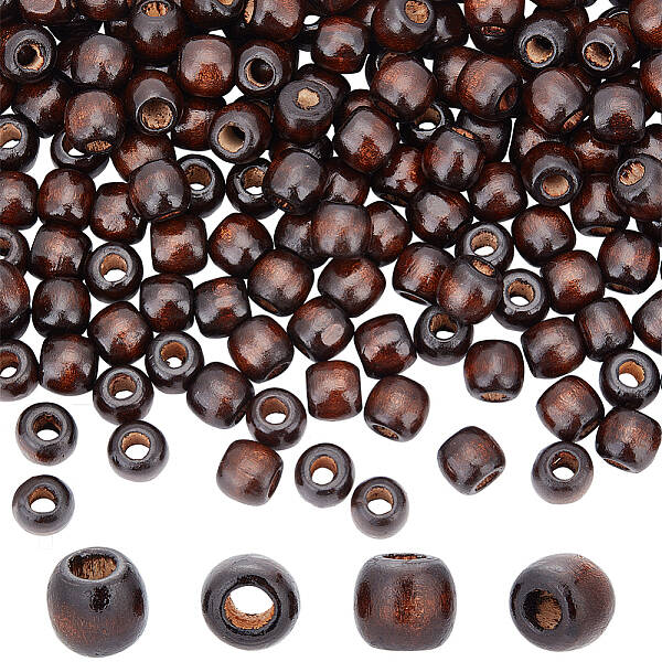 Wood European Beads