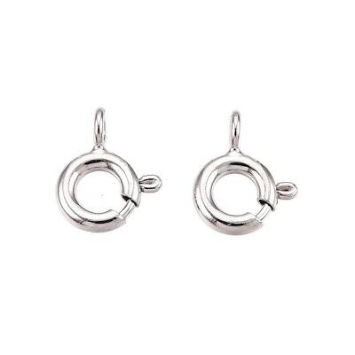 925 Sterling Silver Spring Ring Clasps