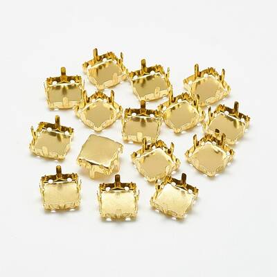 201 Stainless Steel Sew on Prong Settings