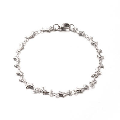 Tarnish Resistant 304 Stainless Steel Dolphin Link Bracelets