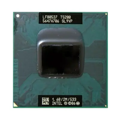 441701-001 HP 1.60GHz 533MHz FSB 2MB L2 Cache Socket PGA478 Intel Core 2 Duo T5200 Dual-Core Processor