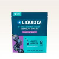 Liquid I.V. Hydration Multiplier - Concord Grape - Hydration Powder Packets | Electrolyte Powder Drink Mix | Convenient Singl...