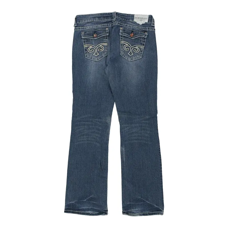 Downeast Jeans - 32W UK 10 Dark Wash Cotton