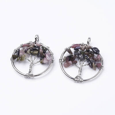 Natural Tourmaline Pendants