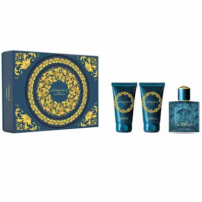 Versace Eros - eau de toilette spray 50 ml + shower gel 50 ml + aftershave 50 ml