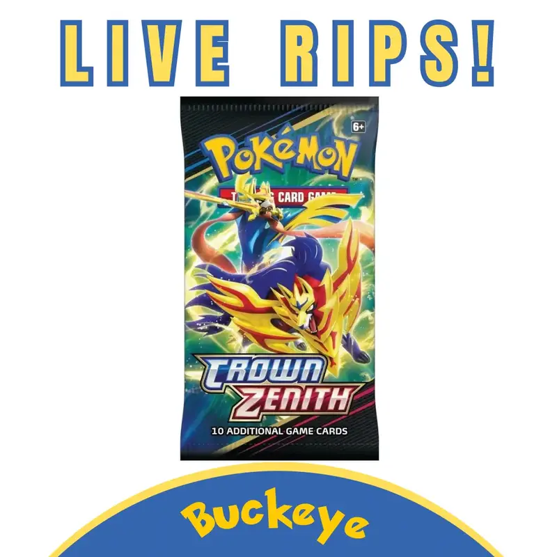 Pokemon TCG - Crown Zenith Booster Pack [ 10 cards ]