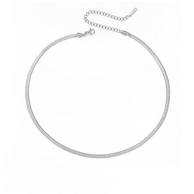Stainless Steel Snake Bone Chain Necklaces