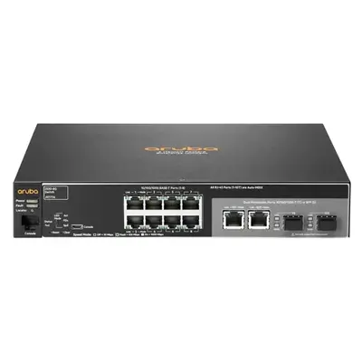 HP J9777AR | Aruba 2530 Series 2530-8G 8 x RJ-45 10/100/1000Base-T and 2 x Combo Gigabit SFP Ports Layer 2 Managed Gigabit Et...