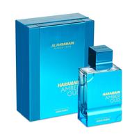 Al Haramain Amber Oud Aqua Dubai Edition Extrait de Parfum Spray 2.53 oz (75ml) - Unisex Fragrance with Bergamot, Melon, Musk...