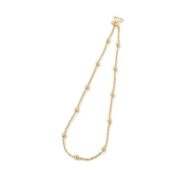 Rack Plating Brass Satellite Chain Necklace for Women