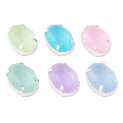 Oval Sew on Rhinestone