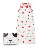 BubblePanda-Bamboo Baby Sleep Sack | 0–36M | 0.5 / 1.0 / 2.5 TOG | Ultra-Soft & Breathable | 2-Way Zipper | Strawberry, Din...