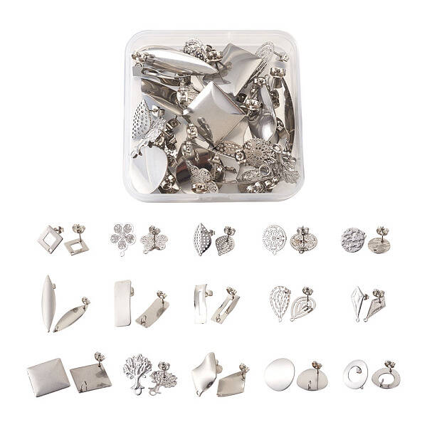 304 Stainless Steel Stud Earring Findings