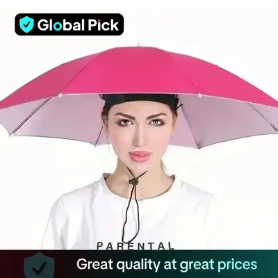 1 Piece Umbrella Hat, Portable Waterproof Sun Protection Hat Umbrella For Outdoor